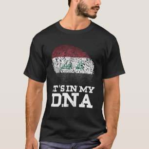 T-shirt C'est dans mon ADN Héritage irakien Drapeau persan