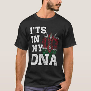 T-shirt C'est dans mon ADN imprimé d'empreintes digitales
