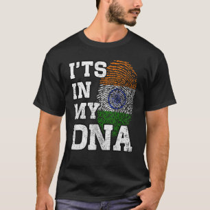 T-shirt C'est dans mon ADN imprimé d'empreintes digitales