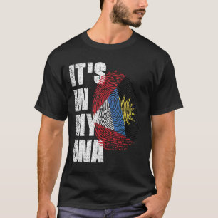T-shirt C'EST DANS MON ADN Indicateur Antigua et Barbuda
