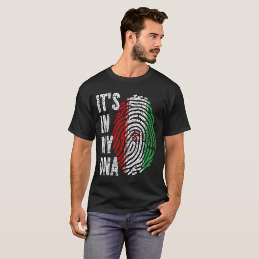 T-shirt C'EST DANS MON ADN Iran Drapeau Hommes Femmes Enfa (Devant entier)