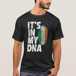 T-shirt C'est dans mon Adn Irlande Drapeau irlandais Homme