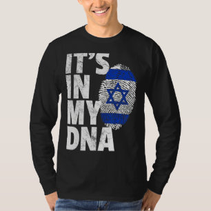 T-shirt C'EST DANS MON ADN Israel Flag National Pride