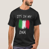 T-shirt C'est dans mon ADN Italie Pays Drapeau Fière Itali (Devant)
