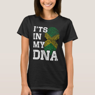 T-shirt C'est dans mon ADN Jamaïcain empreintes digitales