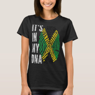 T-shirt C'Est Dans Mon Adn Jamaïque Drapeau Hommes Femmes