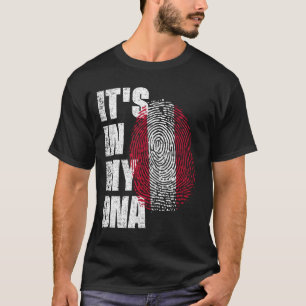 T-shirt C'EST DANS MON ADN L'Autriche Drapeau