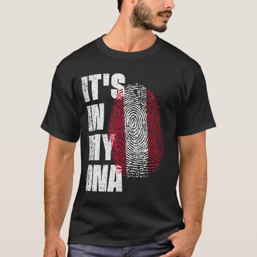 T-shirt C'EST DANS MON ADN L'Autriche Drapeau (Devant)