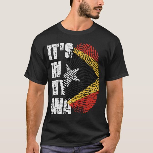 T-shirt C'EST DANS MON ADN Le Drapeau Cadeau Fille Garçon  (Devant)