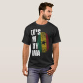 T-shirt C'EST DANS MON ADN, LE Drapeau Ghana (Devant entier)