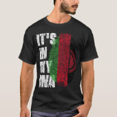 T-shirt C'EST DANS MON ADN Le Malawi Drapeau du Malawi (Devant)