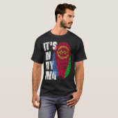 T-shirt C'EST DANS MON ADN L'Erythrée Drapeau Un cadeau de (Devant entier)