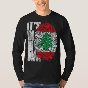 T-shirt C'est dans mon ADN Liban graphique pour les femmes