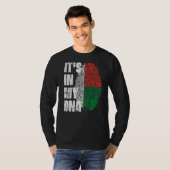 T-shirt C'est dans mon Adn Madagascar Drapeau Malgache (Devant entier)