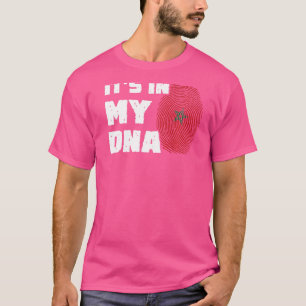 T-shirt C'est dans mon ADN Maroc Drapeau Drapeau Hommes Fe