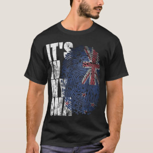 T-shirt C'Est Dans Mon ADN Nouvelle-Zélande Maori Kiwi Ca