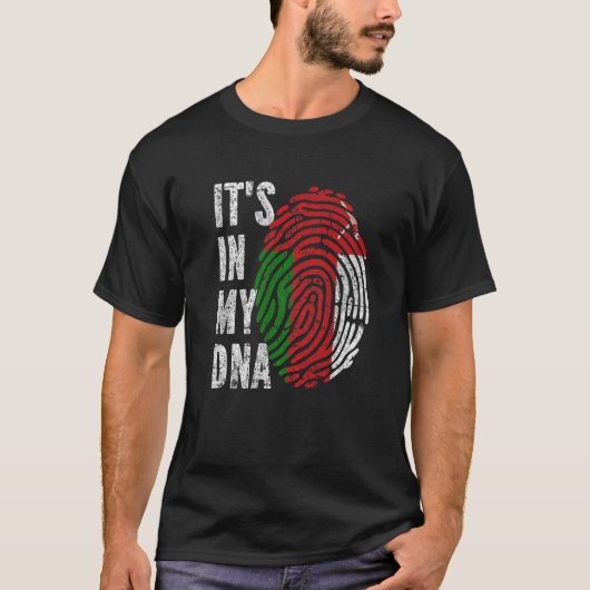 T-shirt C'est dans mon ADN Oman Drapeau drôle Omani (Devant)