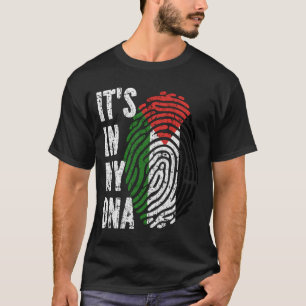 T-shirt C'EST DANS MON ADN Palestine Drapeau Hommes Femmes