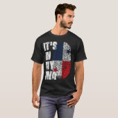 T-shirt C'EST DANS MON ADN Panama Flag Boy Girl Gift (Devant entier)