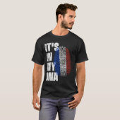 T-shirt C'EST DANS MON ADN Paraguay Drapeau (Devant entier)