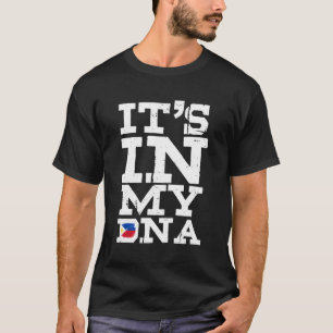 T-shirt C'Est Dans Mon Adn Philippines Drapeau Philippin H