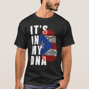T-shirt C'est dans mon ADN Porto Rico Hispanic Heritage Mo