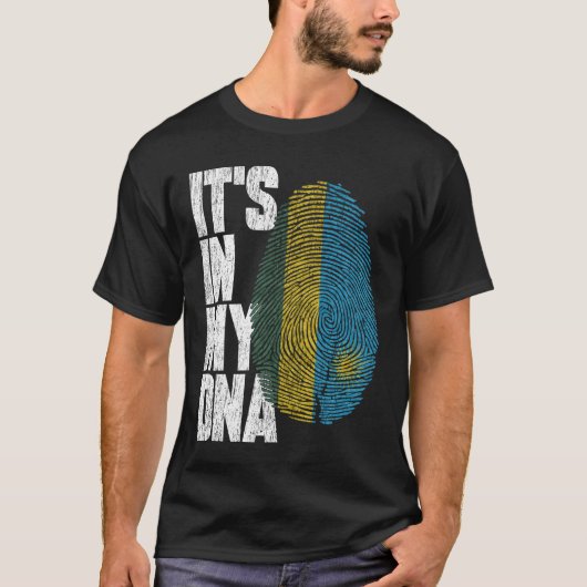 T-shirt C'est dans mon ADN Rwanda Fière Rwanda drapeau (Devant)