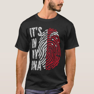 T-shirt C'EST DANS MON ADN Singapour Drapeau Hommes Femmes