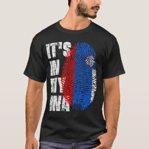 T-shirt C'EST DANS MON ADN Slovénie Drapeau garçon fille c
