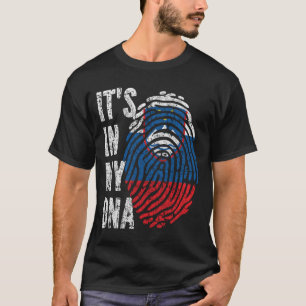 T-shirt C'EST DANS MON ADN Slovénie Drapeau Hommes Femmes