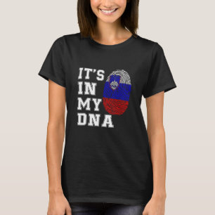 T-shirt C'est dans mon ADN Slovénie Fière Slovénie Drapeau