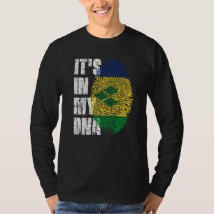 T-shirt C'Est Dans Mon Adn St Vincent & Grenadines Les Rac