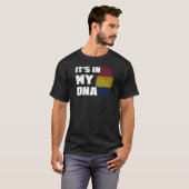 T-shirt C'est dans mon ADN Tchad Drapeau Drapeau Drapeau H (Devant entier)