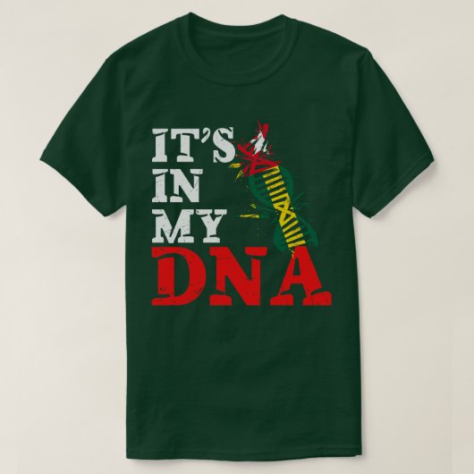 T-shirt C'est dans mon ADN Togo (Design devant)