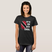 T-shirt C'EST DANS MON ADN trinidad et tobago Drapeau Homm (Devant entier)