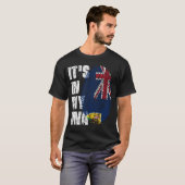 T-shirt C'EST DANS MON ADN Turks and Caicos Islands Drapea (Devant entier)