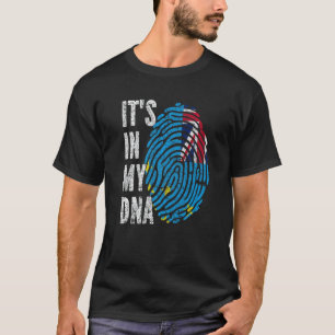 T-shirt C'est dans mon Adn Tuvalu Drapeau Tuvaluan