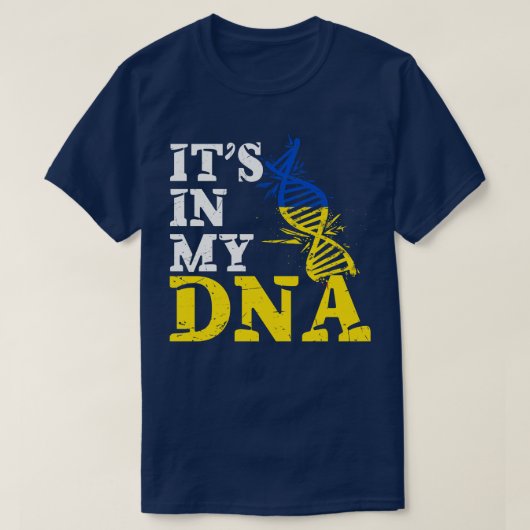 T-shirt C'est dans mon ADN Ukraine (Design devant)