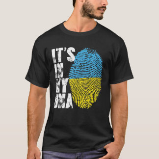 T-shirt C'est dans mon ADN Ukraine drapeau ukrainien