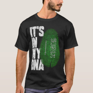 T-shirt C'est dans mon ADN Un cadeau de chemise saoudienne