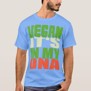 T-shirt C'est dans mon ADN Végétarien Amoureux des animaux