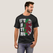 T-shirt C'EST DANS MON ADN Wales Flag Welsh (Devant entier)