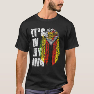 T-shirt C'EST DANS MON ADN Zimbabwe Drapeau Zimbabwe Zimba