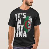 T-shirt C'est dans mon Adna Algérie Drapeau Hommes femmes (Devant)