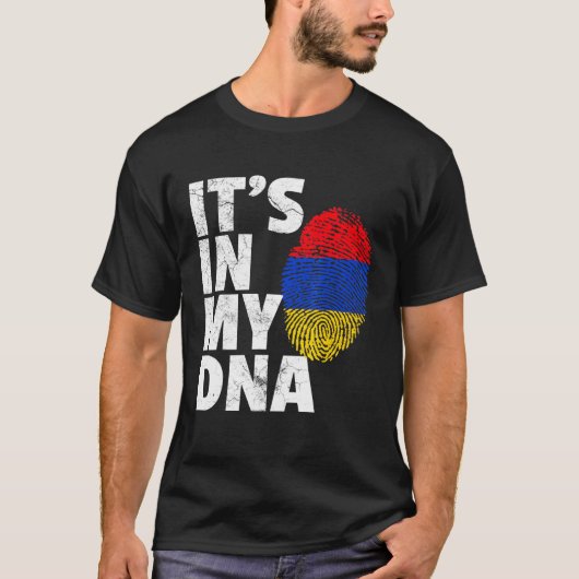 T-shirt C'Est Dans Mon Adna Arménie Flag Pride National (Devant)