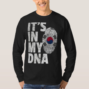 T-shirt C'est dans mon Adna Corée du Sud drapeau souvenir