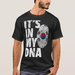 T-shirt C'est dans mon Adna Corée du Sud drapeau souvenir