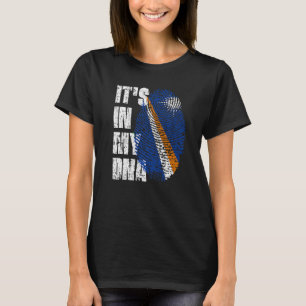 T-shirt C'est dans mon Adna Marshall Îles drapeau Marshale
