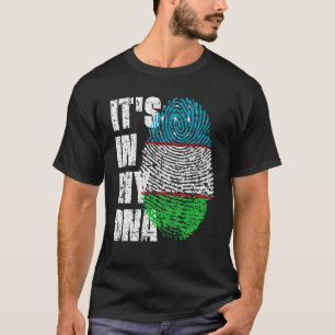 T-shirt C'Est Dans Mon Adna Ouzbékistan Drapeau Ouzbek