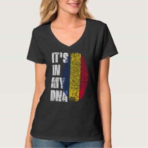T-shirt C'est dans mon Adna Tchad Drapeau Tchadien